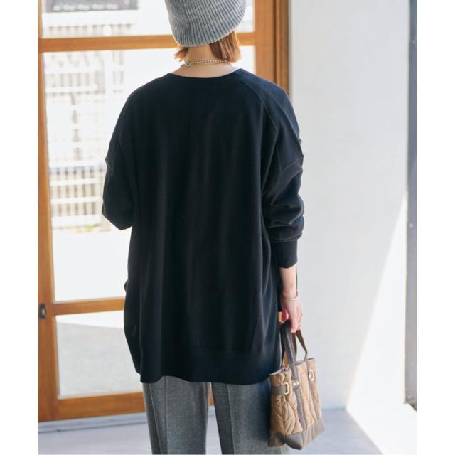 ジャーナルスタンダード レリューム（JOURNAL STANDARD relume）/《追加》BiellaYarnワイドVネックカーディガン