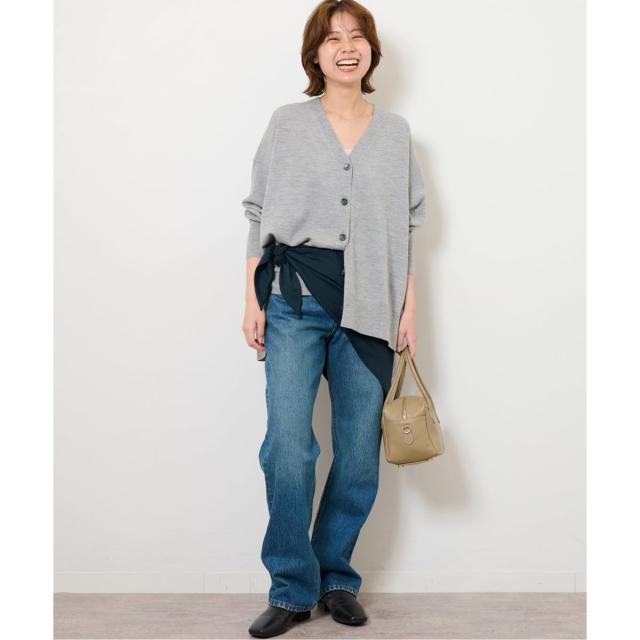 ジャーナルスタンダード レリューム（JOURNAL STANDARD relume）/《追加》BiellaYarnワイドVネックカーディガン