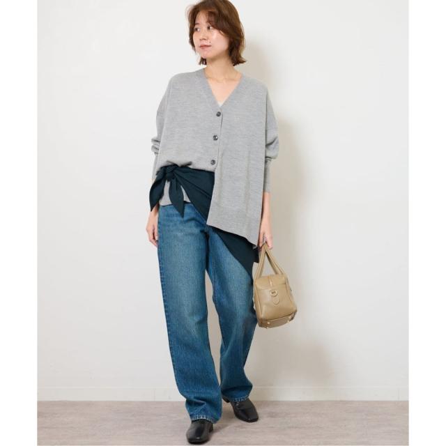 ジャーナルスタンダード レリューム（JOURNAL STANDARD relume）/《追加》BiellaYarnワイドVネックカーディガン