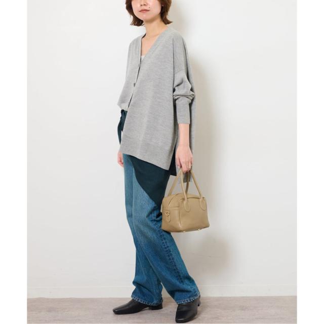 ジャーナルスタンダード レリューム（JOURNAL STANDARD relume）/《追加》BiellaYarnワイドVネックカーディガン