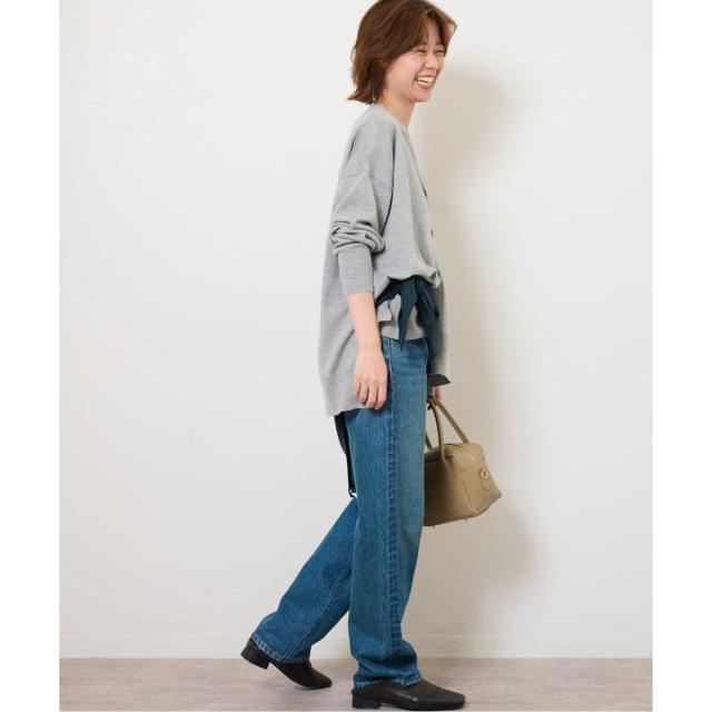 ジャーナルスタンダード レリューム（JOURNAL STANDARD relume）/《追加》BiellaYarnワイドVネックカーディガン