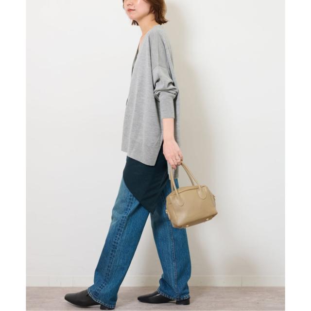 ジャーナルスタンダード レリューム（JOURNAL STANDARD relume）/《追加》BiellaYarnワイドVネックカーディガン