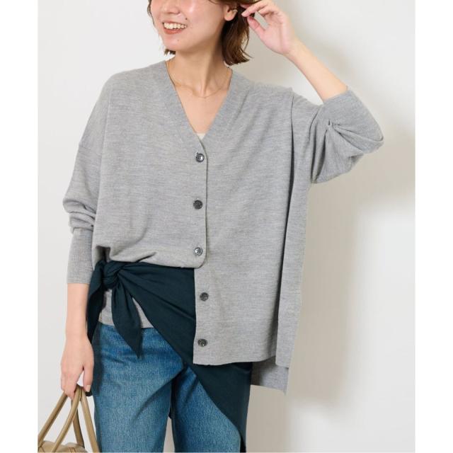 ジャーナルスタンダード レリューム（JOURNAL STANDARD relume）/《追加》BiellaYarnワイドVネックカーディガン