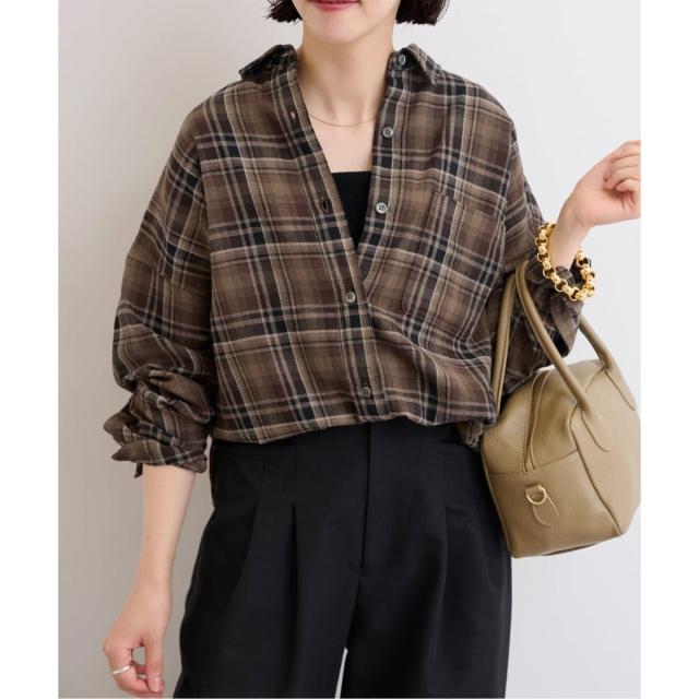 ジャーナルスタンダード レリューム（JOURNAL STANDARD relume）/《追加2》CHECKオーバーサイズシャツ