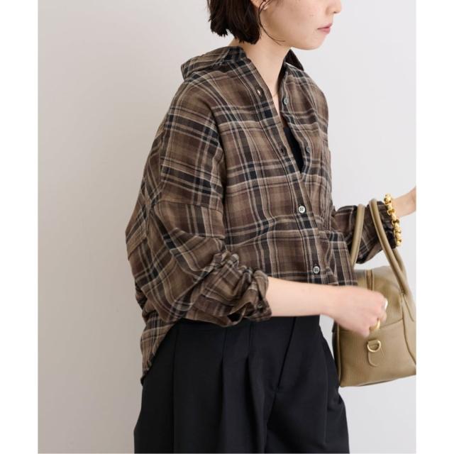 ジャーナルスタンダード レリューム（JOURNAL STANDARD relume）/《追加2》CHECKオーバーサイズシャツ