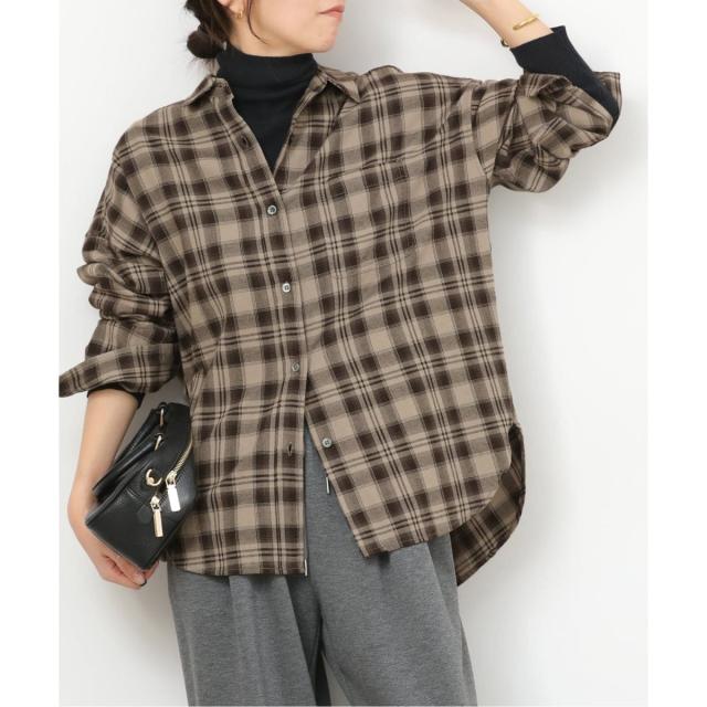 ジャーナルスタンダード レリューム（JOURNAL STANDARD relume）/《追加2》CHECKオーバーサイズシャツ
