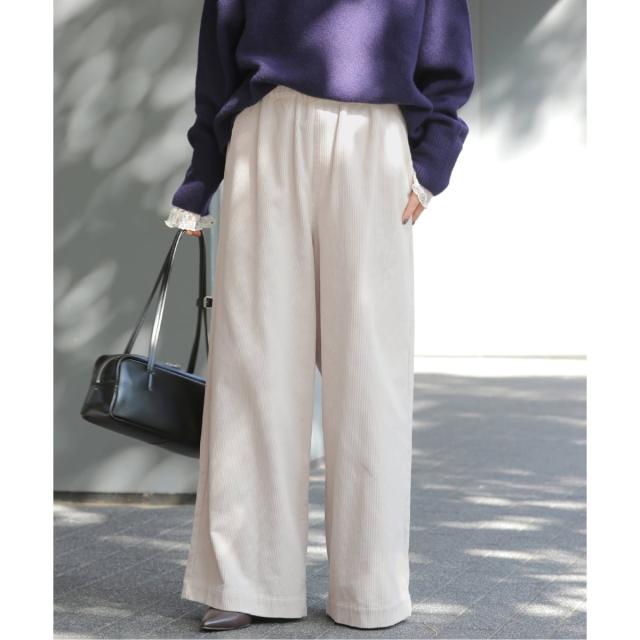 ジャーナルスタンダード レリューム（JOURNAL STANDARD relume）/《追加》コットンコーデュロイイージーワイド