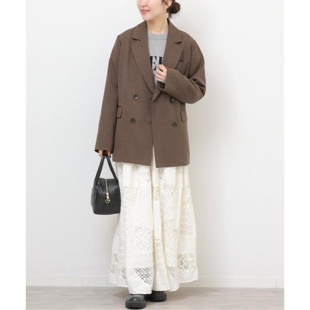 ジャーナルスタンダード レリューム（JOURNAL STANDARD relume）/《追加2》ツイーディーツイルテーラードダブルジャケット