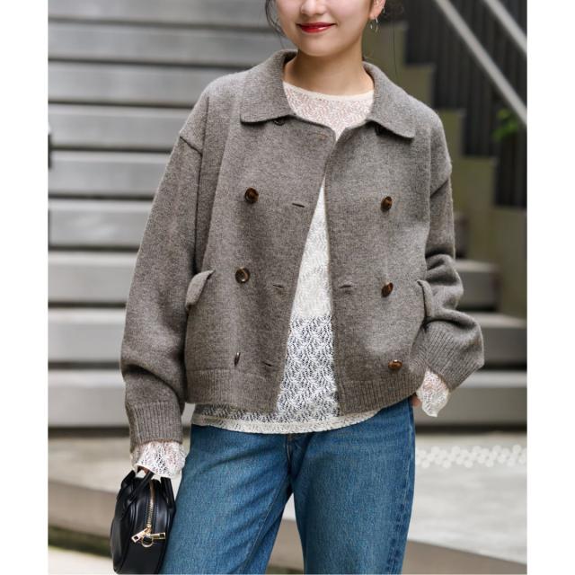 ジャーナルスタンダード レリューム（JOURNAL STANDARD relume）/《WEB限定追加》ダブルニットジャケット