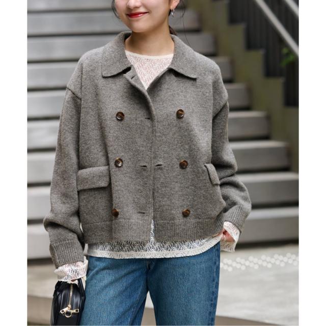 ジャーナルスタンダード レリューム（JOURNAL STANDARD relume）/《WEB限定追加》ダブルニットジャケット