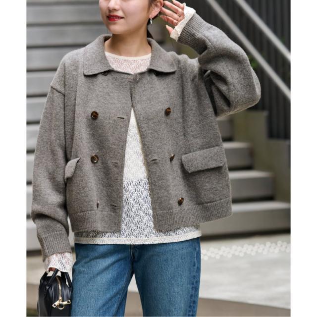 ジャーナルスタンダード レリューム（JOURNAL STANDARD relume）/《WEB限定追加》ダブルニットジャケット