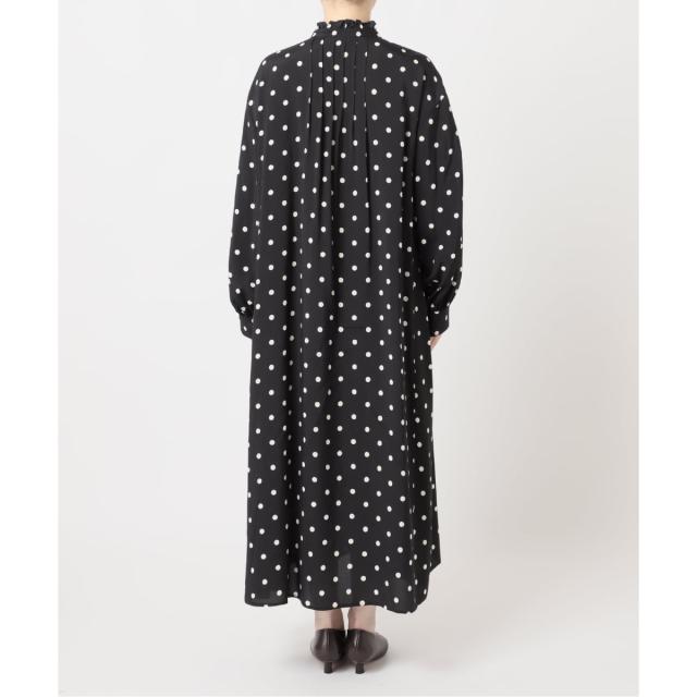ジャーナルスタンダード レリューム（JOURNAL STANDARD relume）/《WEB限定》ドットプリントピンタックフレアワンピース
