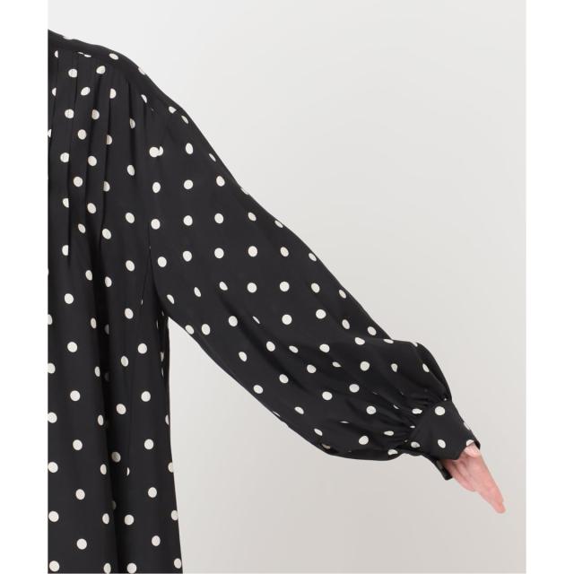 ジャーナルスタンダード レリューム（JOURNAL STANDARD relume）/《WEB限定》ドットプリントピンタックフレアワンピース