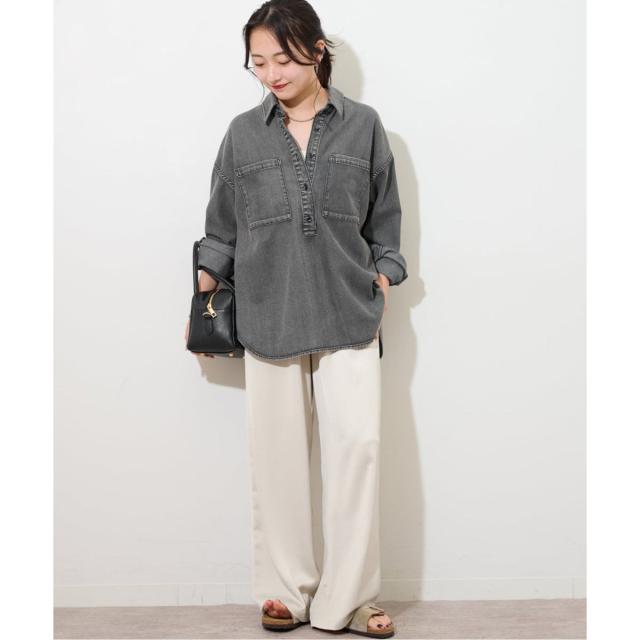 ジャーナルスタンダード レリューム（JOURNAL STANDARD relume）/《WEB限定追加2》デニムプルオーバーシャツ