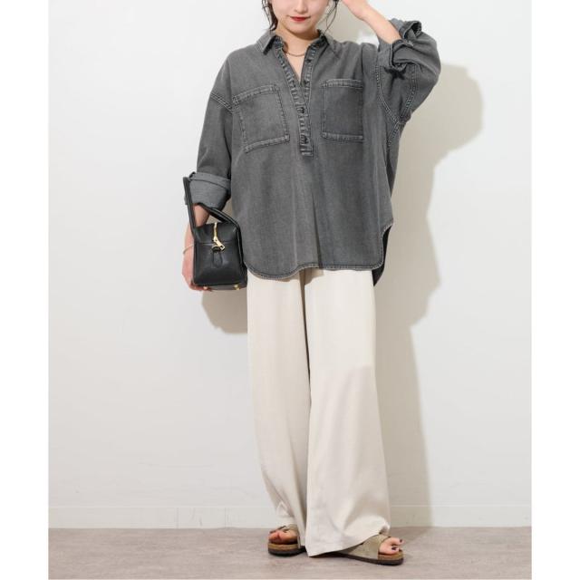 ジャーナルスタンダード レリューム（JOURNAL STANDARD relume）/《WEB限定追加2》デニムプルオーバーシャツ