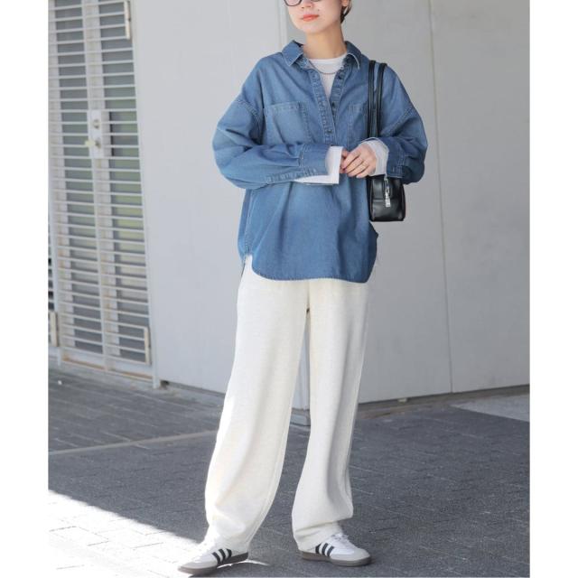 ジャーナルスタンダード レリューム（JOURNAL STANDARD relume）/《WEB限定追加2》デニムプルオーバーシャツ