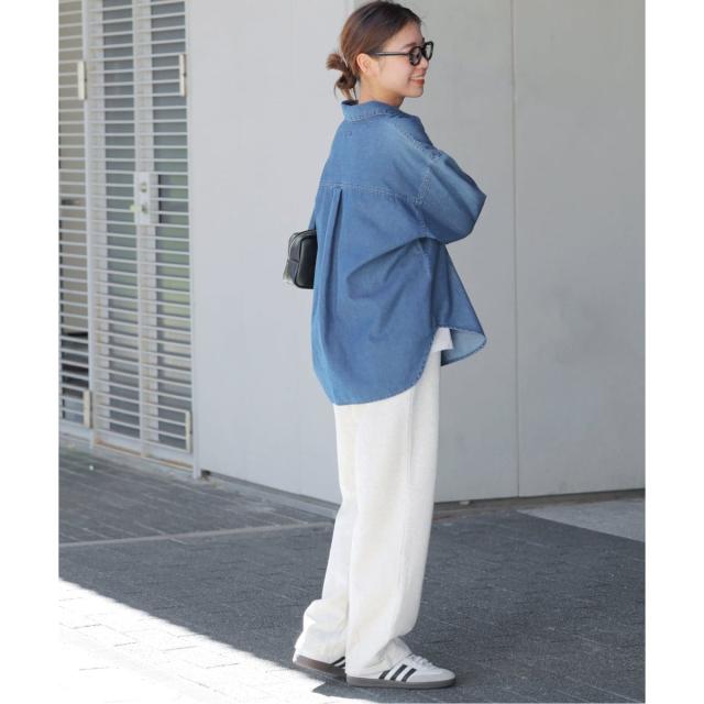 ジャーナルスタンダード レリューム（JOURNAL STANDARD relume）/《WEB限定追加2》デニムプルオーバーシャツ