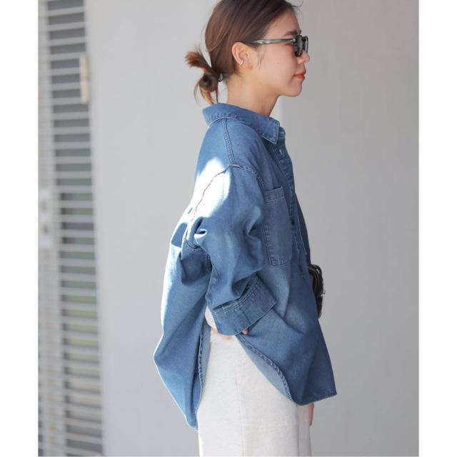 ジャーナルスタンダード レリューム（JOURNAL STANDARD relume）/《WEB限定追加2》デニムプルオーバーシャツ