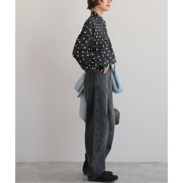 ジャーナルスタンダード レリューム（JOURNAL STANDARD relume）/《WEB限定》ドットプリントピンタックブラウス