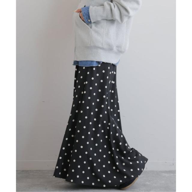 ジャーナルスタンダード レリューム（JOURNAL STANDARD relume）/《WEB限定》ドットプリントマーメイドスカート