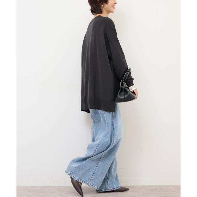 ジャーナルスタンダード レリューム（JOURNAL STANDARD relume）/《一部WEB限定追加3》BiellaYarnワイドクルーネックプルオーバー