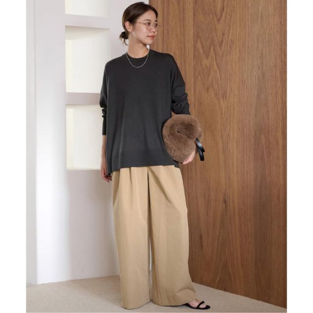 ジャーナルスタンダード レリューム（JOURNAL STANDARD relume）/《一部WEB限定追加3》BiellaYarnワイドクルーネックプルオーバー
