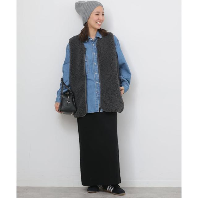 ジャーナルスタンダード レリューム（JOURNAL STANDARD relume）/《WEB + 一部店舗限定》ウォッシャブルミラノリブIラインスカート
