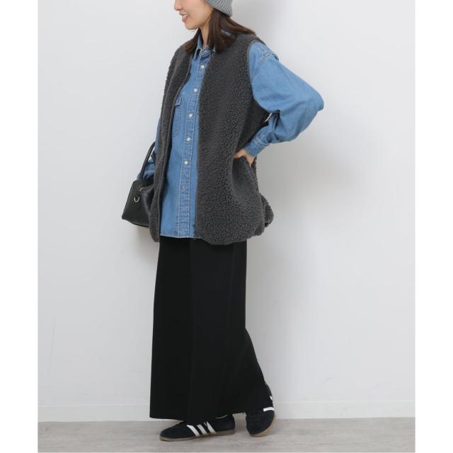 ジャーナルスタンダード レリューム（JOURNAL STANDARD relume）/《WEB + 一部店舗限定》ウォッシャブルミラノリブIラインスカート