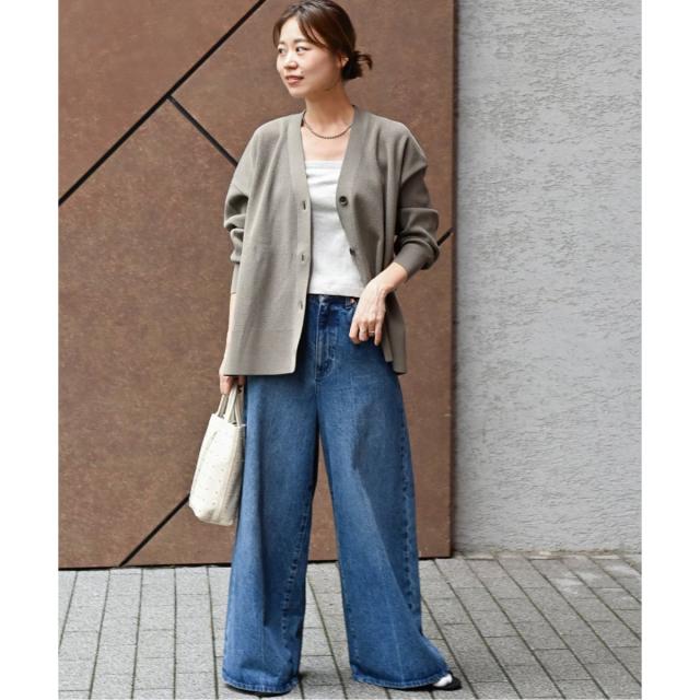 ジャーナルスタンダード レリューム（JOURNAL STANDARD relume）/《WEB限定追加2》ウォッシャブルストレッチニットVネックカーディガン