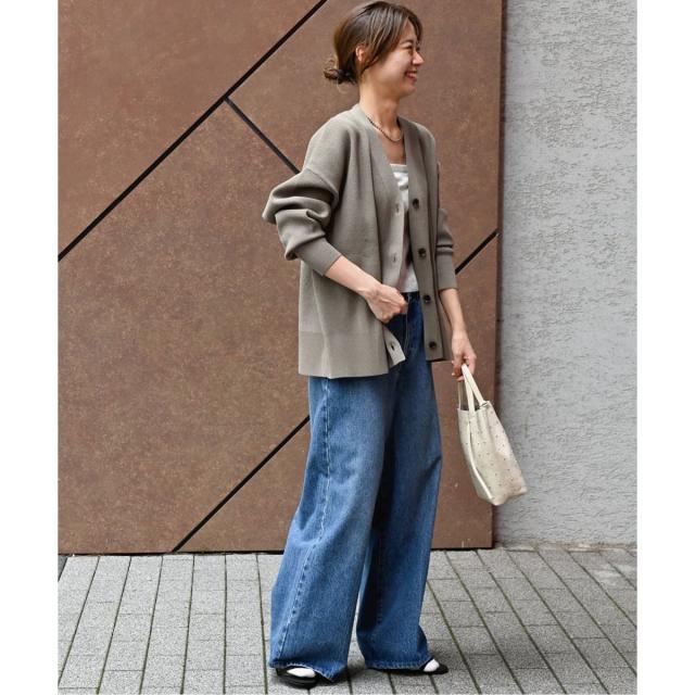 ジャーナルスタンダード レリューム（JOURNAL STANDARD relume）/《WEB限定追加2》ウォッシャブルストレッチニットVネックカーディガン