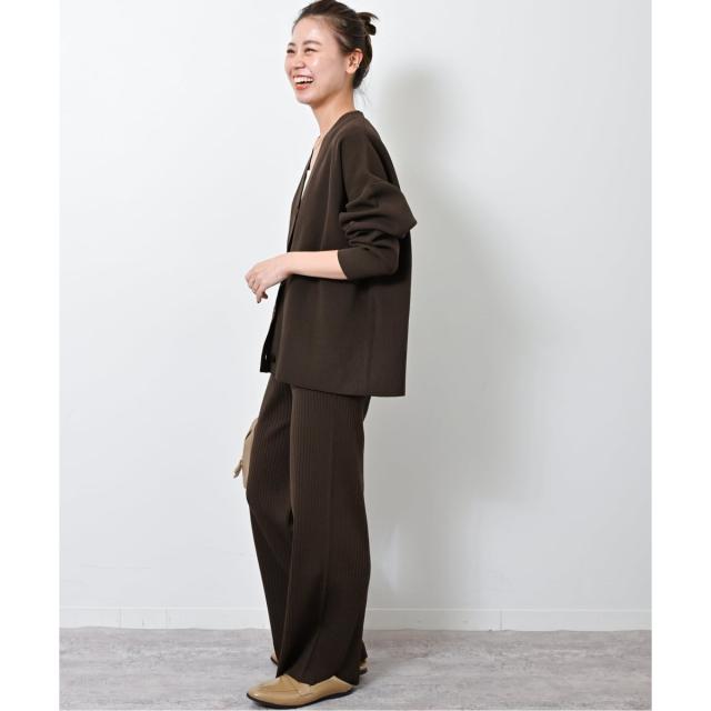 ジャーナルスタンダード レリューム（JOURNAL STANDARD relume）/《WEB限定追加2》ウォッシャブルストレッチニットVネックカーディガン