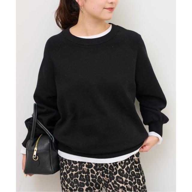 ジャーナルスタンダード レリューム（JOURNAL STANDARD relume）/《WEB限定追加》スウェットライクベーシックニット