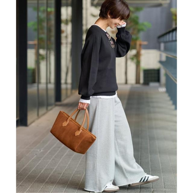 ジャーナルスタンダード レリューム（JOURNAL STANDARD relume）/《WEB限定追加》スウェットライクベーシックニット