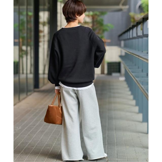 ジャーナルスタンダード レリューム（JOURNAL STANDARD relume）/《WEB限定追加》スウェットライクベーシックニット