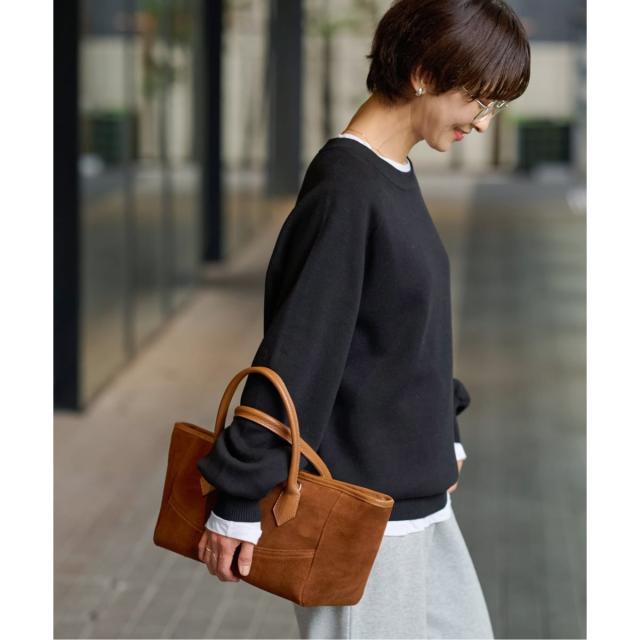 ジャーナルスタンダード レリューム（JOURNAL STANDARD relume）/《WEB限定追加》スウェットライクベーシックニット