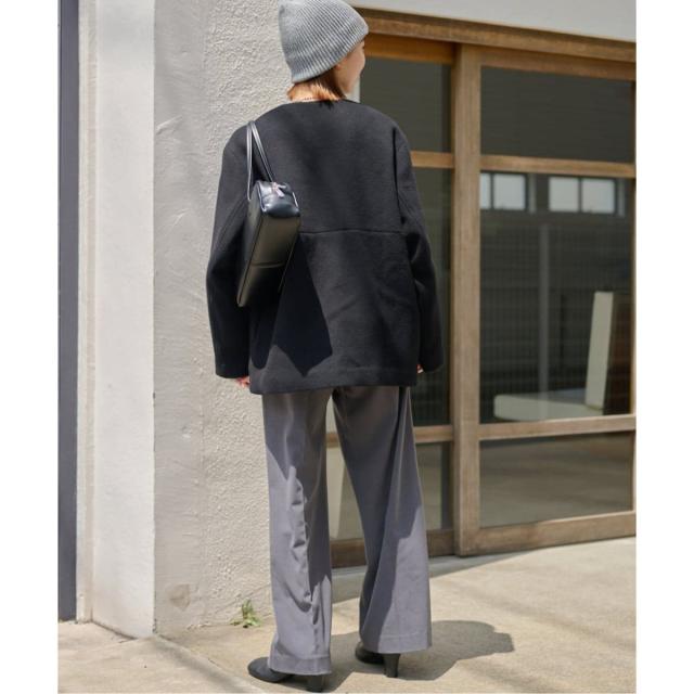ジャーナルスタンダード レリューム（JOURNAL STANDARD relume）/《追加2》スーパーファインビーバークルーネックコート