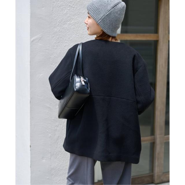 ジャーナルスタンダード レリューム（JOURNAL STANDARD relume）/《追加2》スーパーファインビーバークルーネックコート