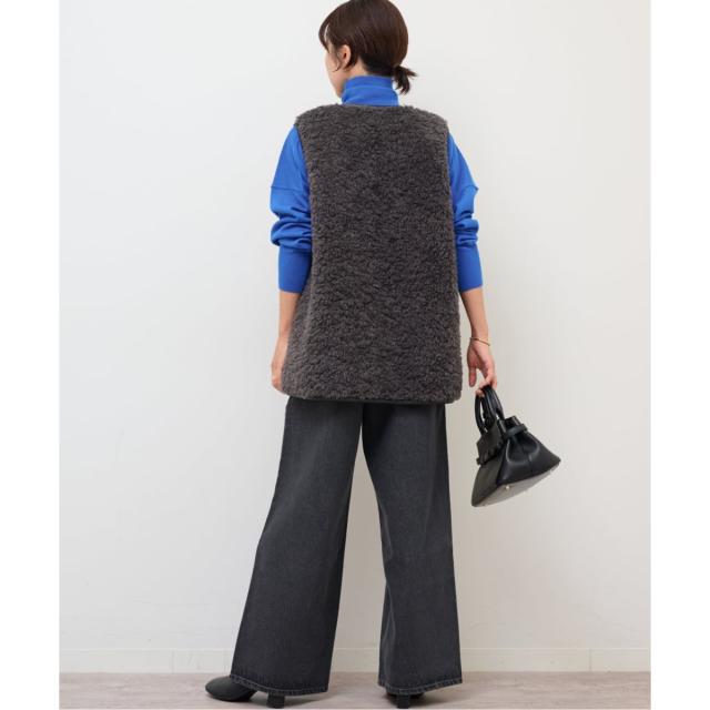 ジャーナルスタンダード レリューム（JOURNAL STANDARD relume）/《追加3》シープフェイクファージップベスト