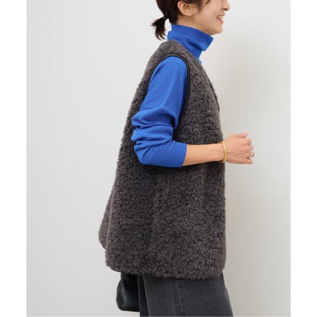 ジャーナルスタンダード レリューム（JOURNAL STANDARD relume）/《追加3》シープフェイクファージップベスト