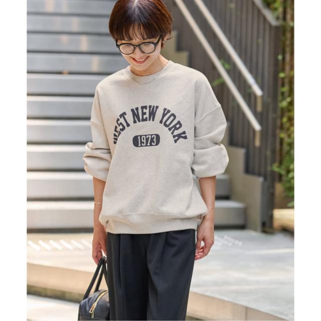 ジャーナルスタンダード レリューム（JOURNAL STANDARD relume）/《WEB限定追加予約》ヴィンテージライクカレッジロゴスウェット