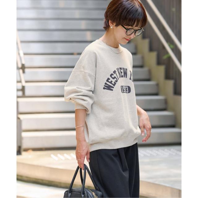 ジャーナルスタンダード レリューム（JOURNAL STANDARD relume）/《WEB限定追加予約》ヴィンテージライクカレッジロゴスウェット