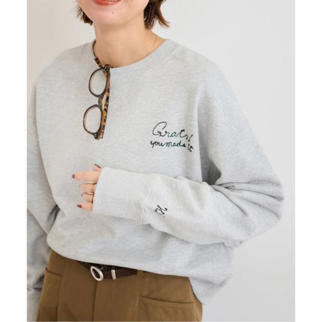 ジャーナルスタンダード レリューム（JOURNAL STANDARD relume）/《追加》刺繍ロゴスウェット