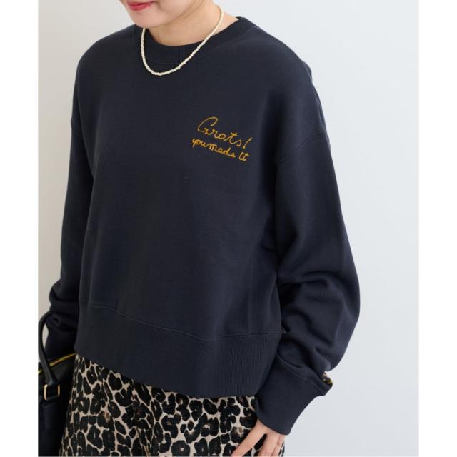 ジャーナルスタンダード レリューム（JOURNAL STANDARD relume）/《追加》刺繍ロゴスウェット