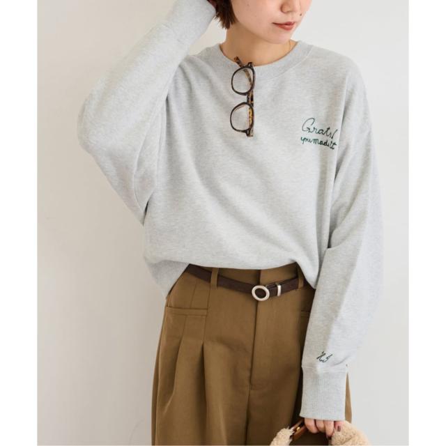 ジャーナルスタンダード レリューム（JOURNAL STANDARD relume）/《追加》刺繍ロゴスウェット