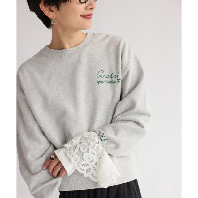 ジャーナルスタンダード レリューム（JOURNAL STANDARD relume）/《追加》刺繍ロゴスウェット