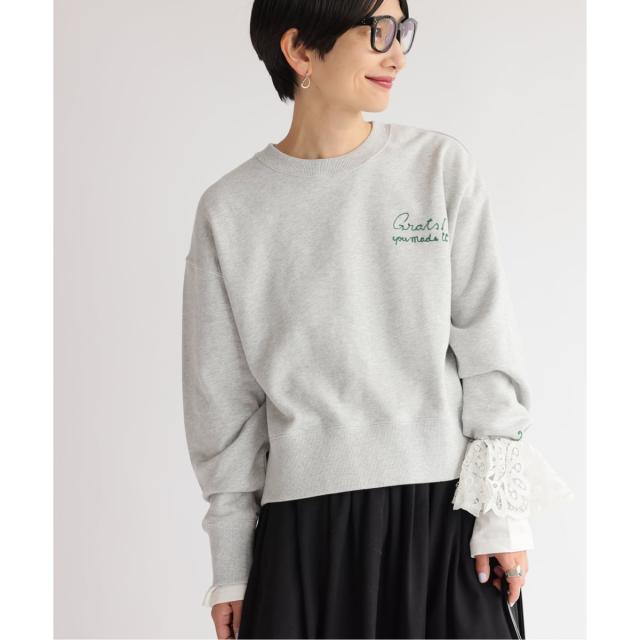 ジャーナルスタンダード レリューム（JOURNAL STANDARD relume）/《追加》刺繍ロゴスウェット