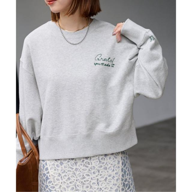 ジャーナルスタンダード レリューム（JOURNAL STANDARD relume）/《追加》刺繍ロゴスウェット
