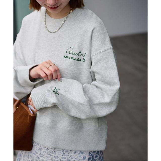 ジャーナルスタンダード レリューム（JOURNAL STANDARD relume）/《追加》刺繍ロゴスウェット