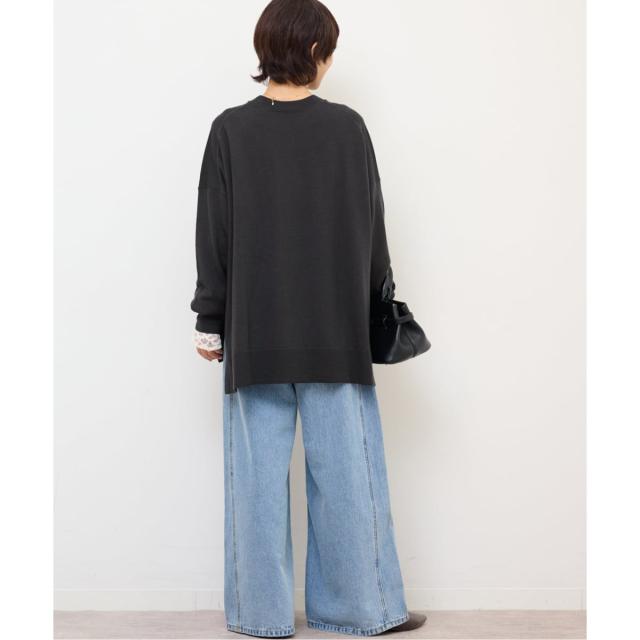 ジャーナルスタンダード レリューム（JOURNAL STANDARD relume）/《一部WEB限定追加4》BiellaYarnワイドクルーネックプルオーバー