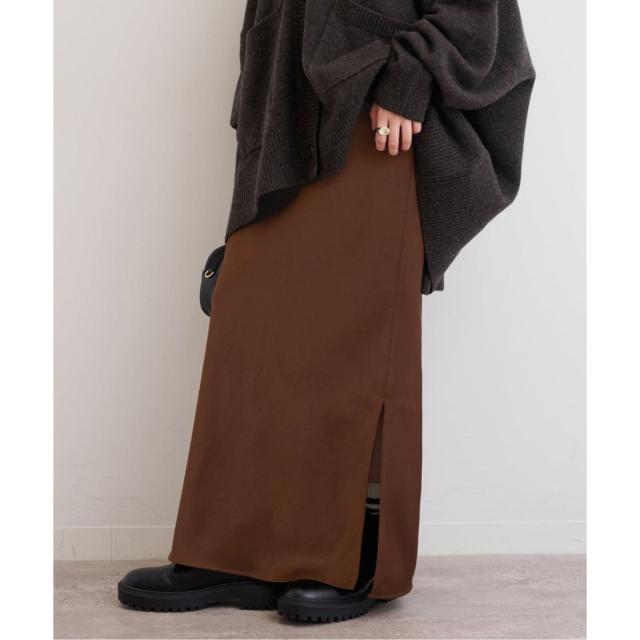 ジャーナルスタンダード レリューム（JOURNAL STANDARD relume）/《追加2》サテンナロースカート